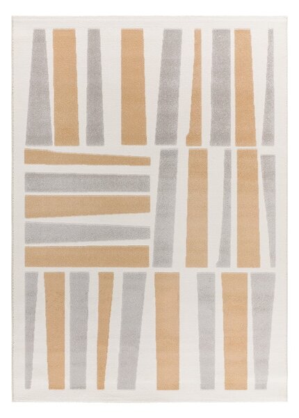 Koberec vo svetlosivej a krémovej farbe 160x230 cm Flora – Universal