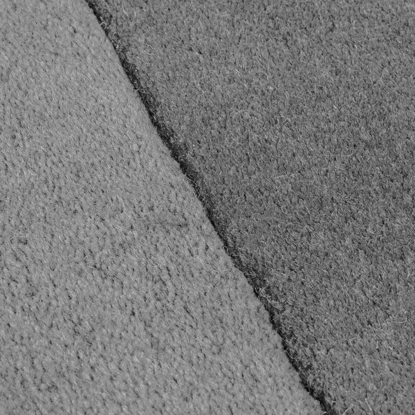 Čierno-sivý ručne tkaný vlnený koberec 120x180 cm Lozenge Monochrome – Flair Rugs