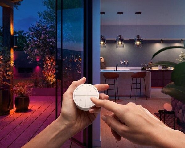 Philips HUE Smart Accessory 8719514440999 Tap dial switch ovládač biely vrátane batérie CR2032