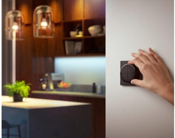 Philips HUE Smart Accessory 8719514440937 Tap dial switch ovládač čierny vrátane batérie CR2032