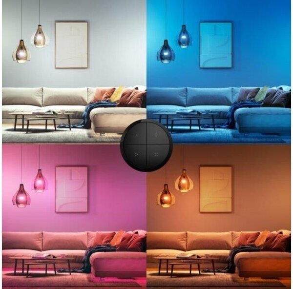 Philips HUE Smart Accessory 8719514440937 Tap dial switch ovládač čierny vrátane batérie CR2032