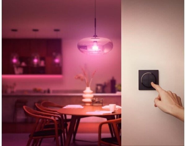 Philips HUE Smart Accessory 8719514440937 Tap dial switch ovládač čierny vrátane batérie CR2032
