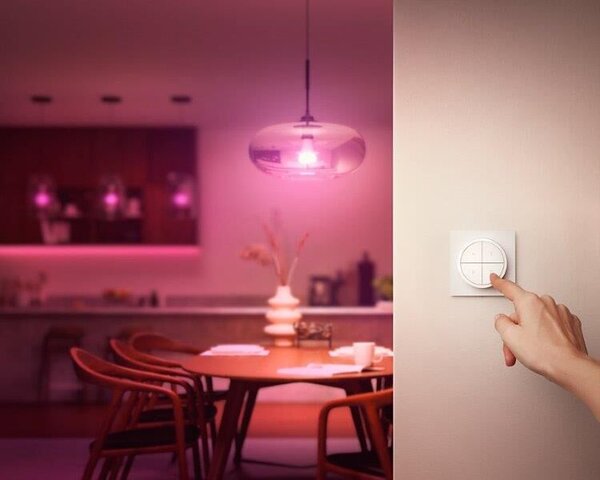 Philips HUE Smart Accessory 8719514440999 Tap dial switch ovládač biely vrátane batérie CR2032