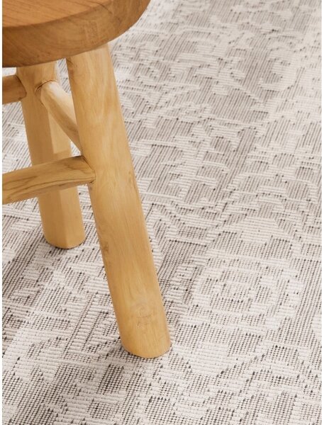 Vnútorný a vonkajší koberec v sivej a slonovinovej farbe 160x230 cm Duet Kona – NORTHRUGS