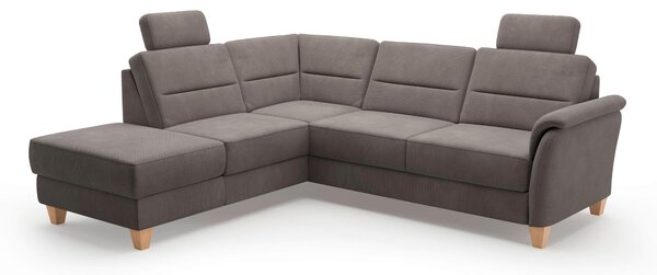 ROHOVÁ SEDAČKA, textil, tmavohnedá Sit & More - Sedačky, Online Only