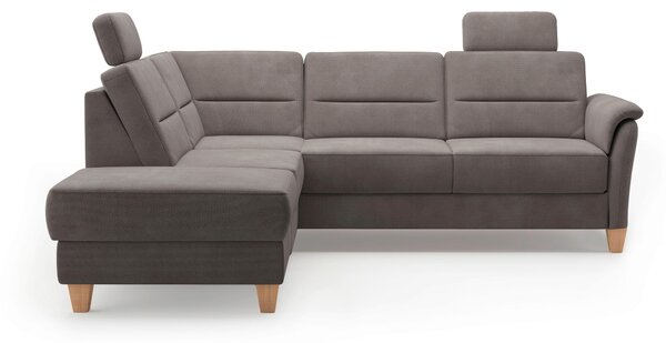 ROHOVÁ SEDAČKA, textil, tmavohnedá Sit & More - Sedačky, Online Only