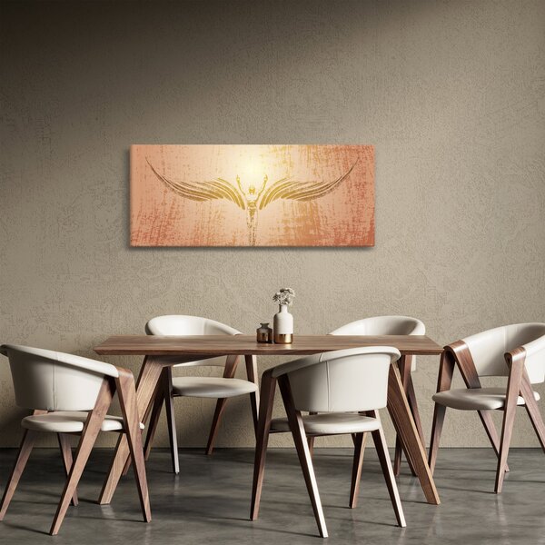 Obraz - Anjelská abstrakcia (120x50 cm)