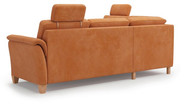 ROHOVÁ SEDAČKA, textil, terakotová Sit & More - Sedačky, Online Only