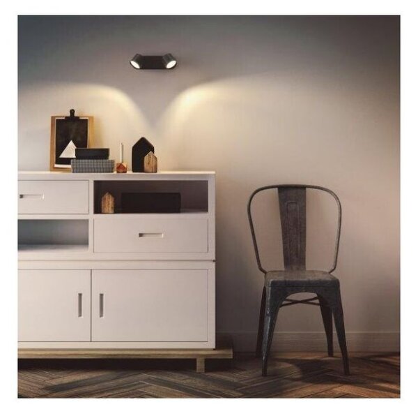 Philips 8719514435391 Star stropné bodové svietidlo/spot 2xLED 2x4,5W/2x500lm 2700K čierna