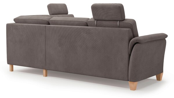 ROHOVÁ SEDAČKA, textil, tmavohnedá Sit & More - Sedačky, Online Only