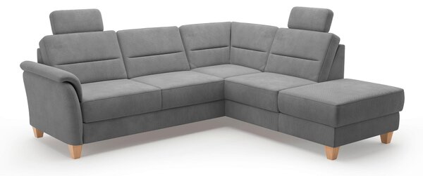 ROHOVÁ SEDAČKA, textil, sivá Sit & More - Sedačky, Online Only