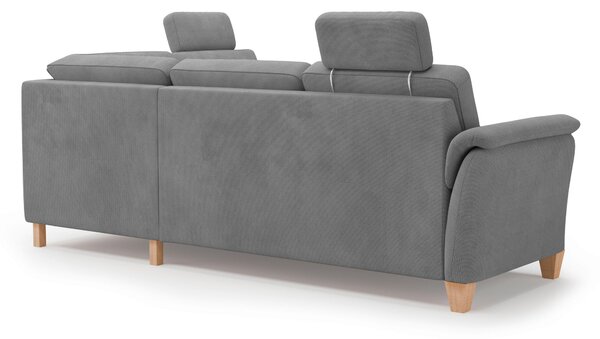 ROHOVÁ SEDAČKA, textil, sivá Sit & More - Sedačky, Online Only
