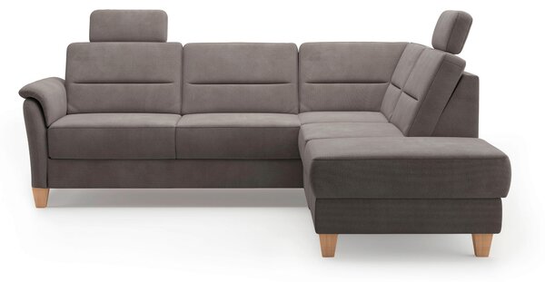 ROHOVÁ SEDAČKA, textil, tmavohnedá Sit & More - Sedačky, Online Only