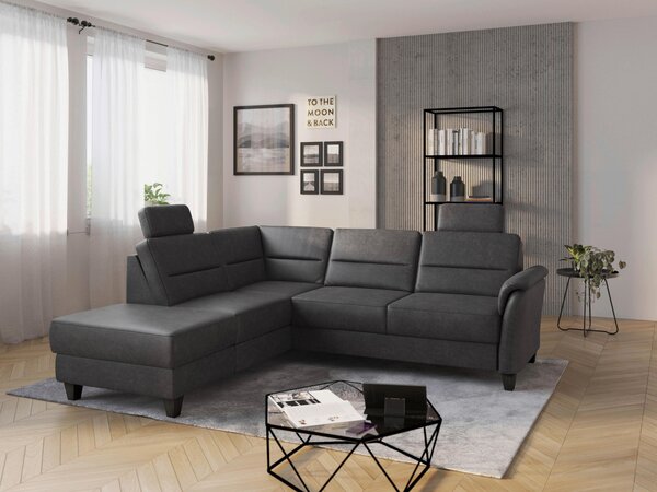 ROHOVÁ SEDAČKA, textil, antracitová Sit & More - Sedačky, Online Only