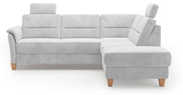 ROHOVÁ SEDAČKA, textil, strieborná Sit & More - Sedačky, Online Only