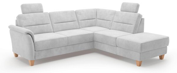 ROHOVÁ SEDAČKA, textil, strieborná Sit & More - Sedačky, Online Only