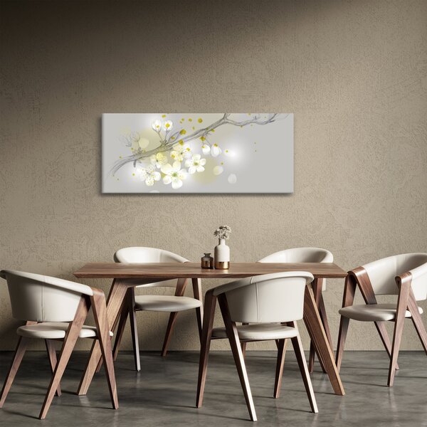 Obraz rozkvitnutej vetvičky (120x50 cm)