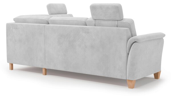 ROHOVÁ SEDAČKA, textil, strieborná Sit & More - Sedačky, Online Only