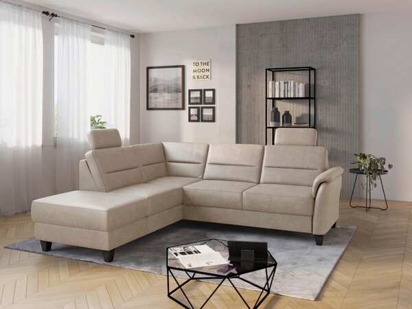 ROHOVÁ SEDAČKA, textil, béžová Sit & More - Sedačky, Online Only