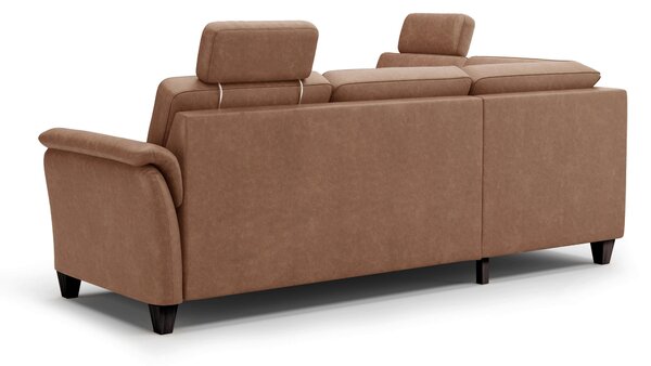 ROHOVÁ SEDAČKA, textil, koňaková Sit & More - Sedačky, Online Only