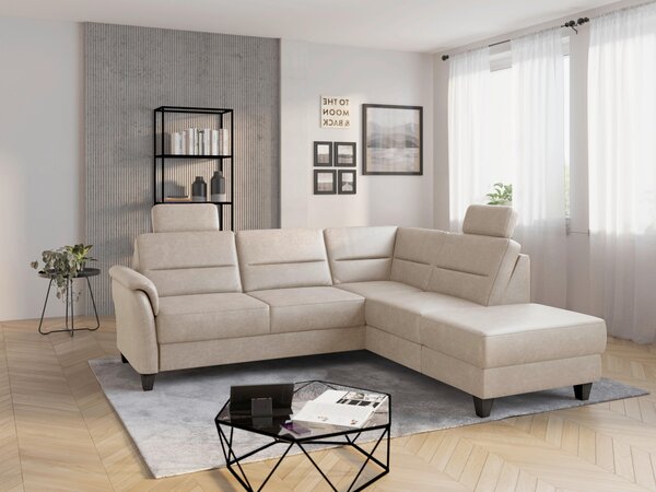 ROHOVÁ SEDAČKA, textil, béžová Sit & More - Sedačky, Online Only