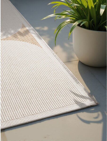 Vnútorný a vonkajší koberec v béžovej a slonovinovej farbe 120x170 cm Duet Bowen – NORTHRUGS