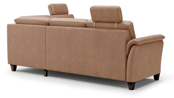 ROHOVÁ SEDAČKA, textil, koňaková Sit & More - Sedačky, Online Only
