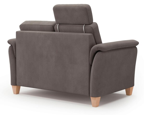 DVOJMIESTNA POHOVKA, textil, tmavohnedá Sit & More - Sedačky, Online Only