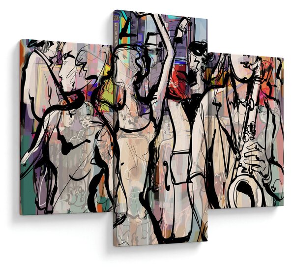 Obraz - Jazzová noc (90x60 cm)
