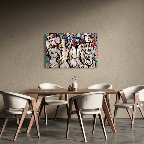 Obraz - Jazzová noc (90x60 cm)