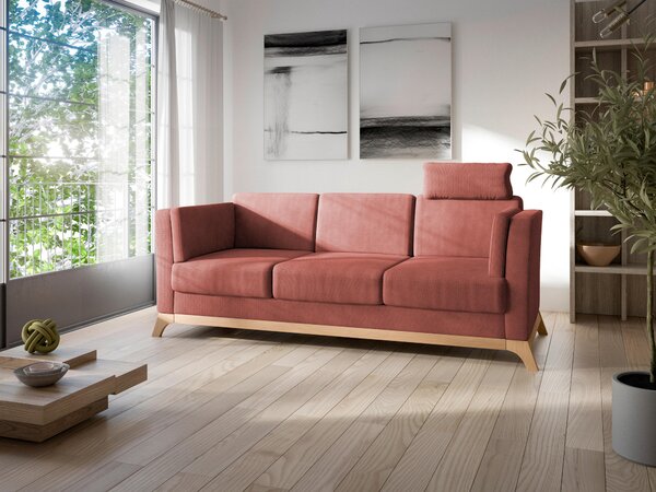 TROJMIESTNA POHOVKA, textil, čerešňovočervená Sit & More - Sedačky, Online Only