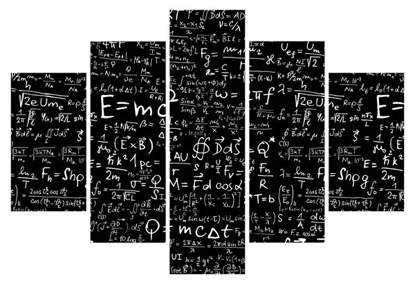 Obraz - Matematika (150x105 cm)