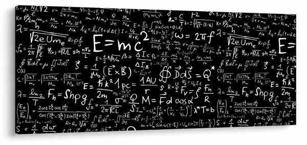 Obraz - Matematika (120x50 cm)