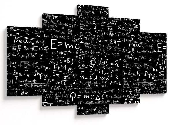Obraz - Matematika (150x105 cm)