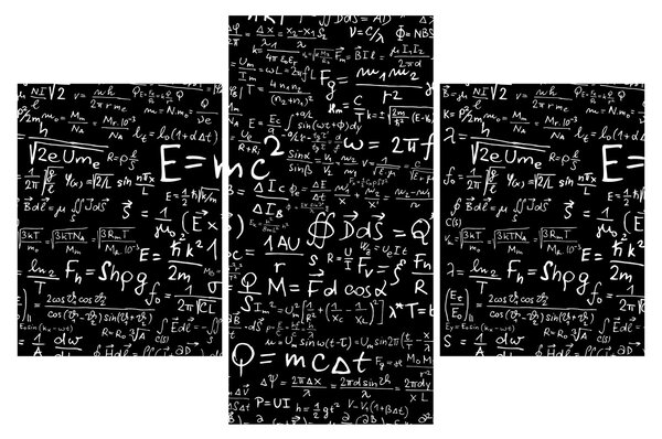 Obraz - Matematika (90x60 cm)