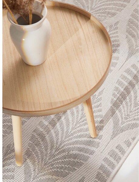 Vnútorný a vonkajší behúň v sivej a slonovinovej farbe 80x250 cm Duet Liora – NORTHRUGS