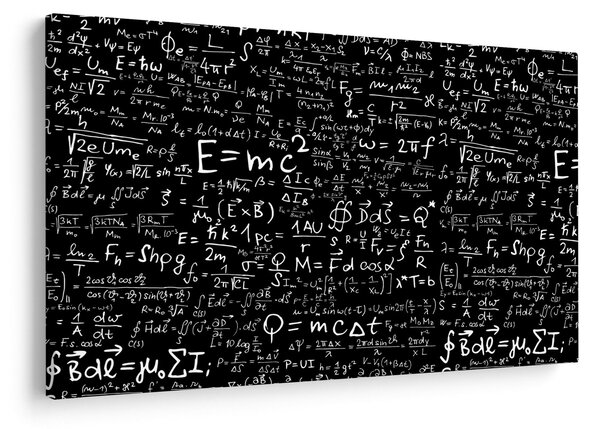 Obraz - Matematika (90x60 cm)