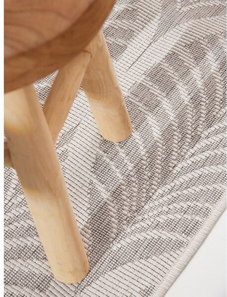 Vnútorný a vonkajší behúň v sivej a slonovinovej farbe 80x250 cm Duet Liora – NORTHRUGS
