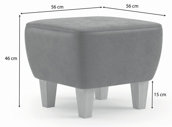 TABURETKA, textil, 56/46/56 cm Sit & More - Kreslá, Online Only