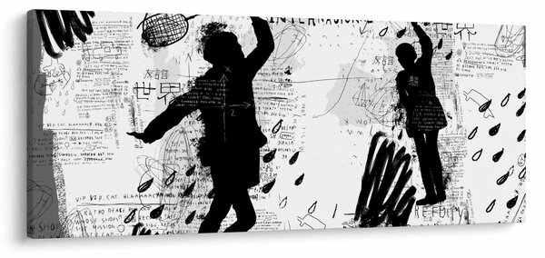 Obraz - Street art - rozruch (120x50 cm)