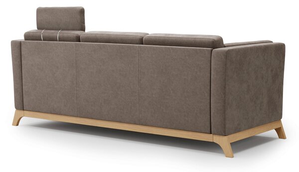 TROJMIESTNA POHOVKA, textil, hnedá Sit & More - Sedačky, Online Only