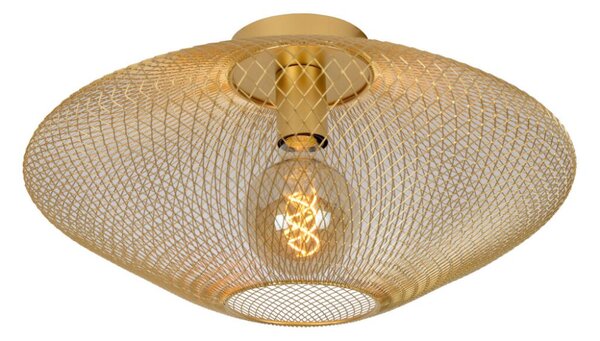 LUCIDE 21123/45/02 MESH Prisadené stropné svietidlo E27 1x40W matná zlatá/mosadz