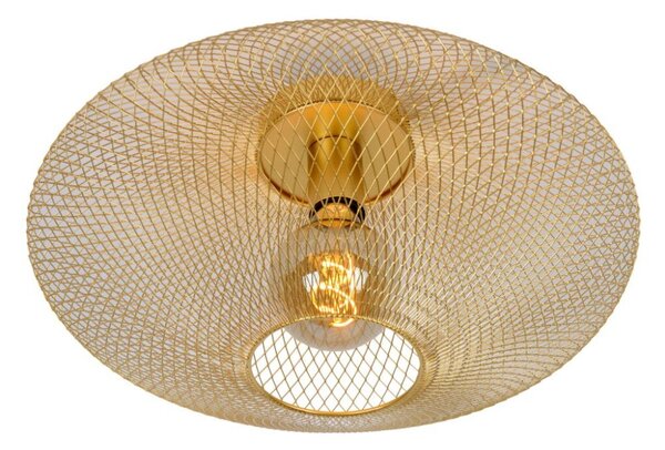 LUCIDE 21123/45/02 MESH Prisadené stropné svietidlo E27 1x40W matná zlatá/mosadz