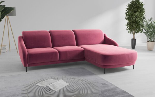 ROHOVÁ SEDAČKA, textil, baklažánová Sit & More - Sedačky, Online Only