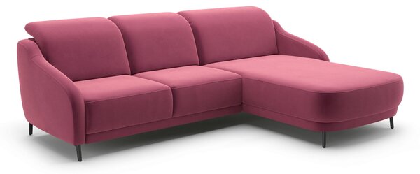 ROHOVÁ SEDAČKA, textil, baklažánová Sit & More - Sedačky, Online Only