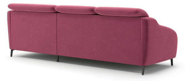ROHOVÁ SEDAČKA, textil, baklažánová Sit & More - Sedačky, Online Only