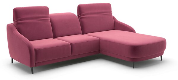 ROHOVÁ SEDAČKA, textil, baklažánová Sit & More - Sedačky, Online Only