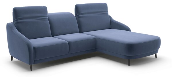 ROHOVÁ SEDAČKA, textil, modrá Sit & More - Sedačky, Online Only