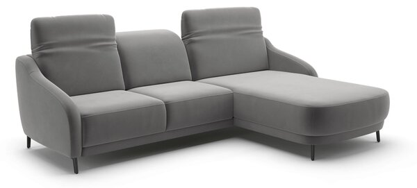 ROHOVÁ SEDAČKA, textil, sivá Sit & More - Sedačky, Online Only