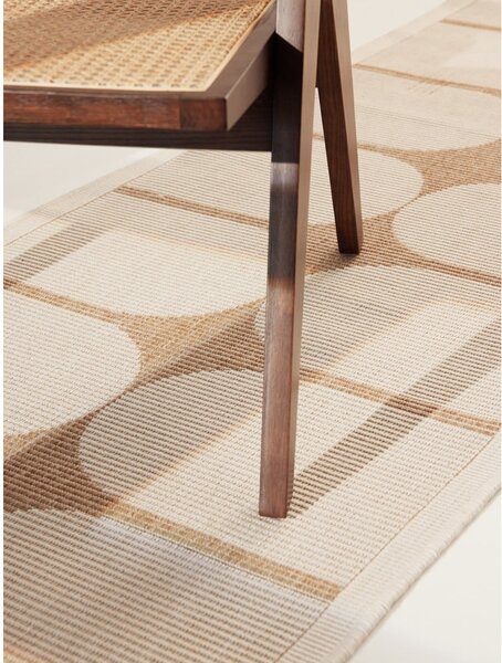 Vnútorný a vonkajší behúň v béžovej a slonovinovej farbe 80x250 cm Duet Bowen – NORTHRUGS